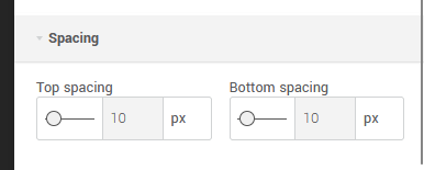 edit spacing before and after fields