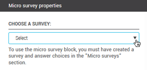 Micro survey properties